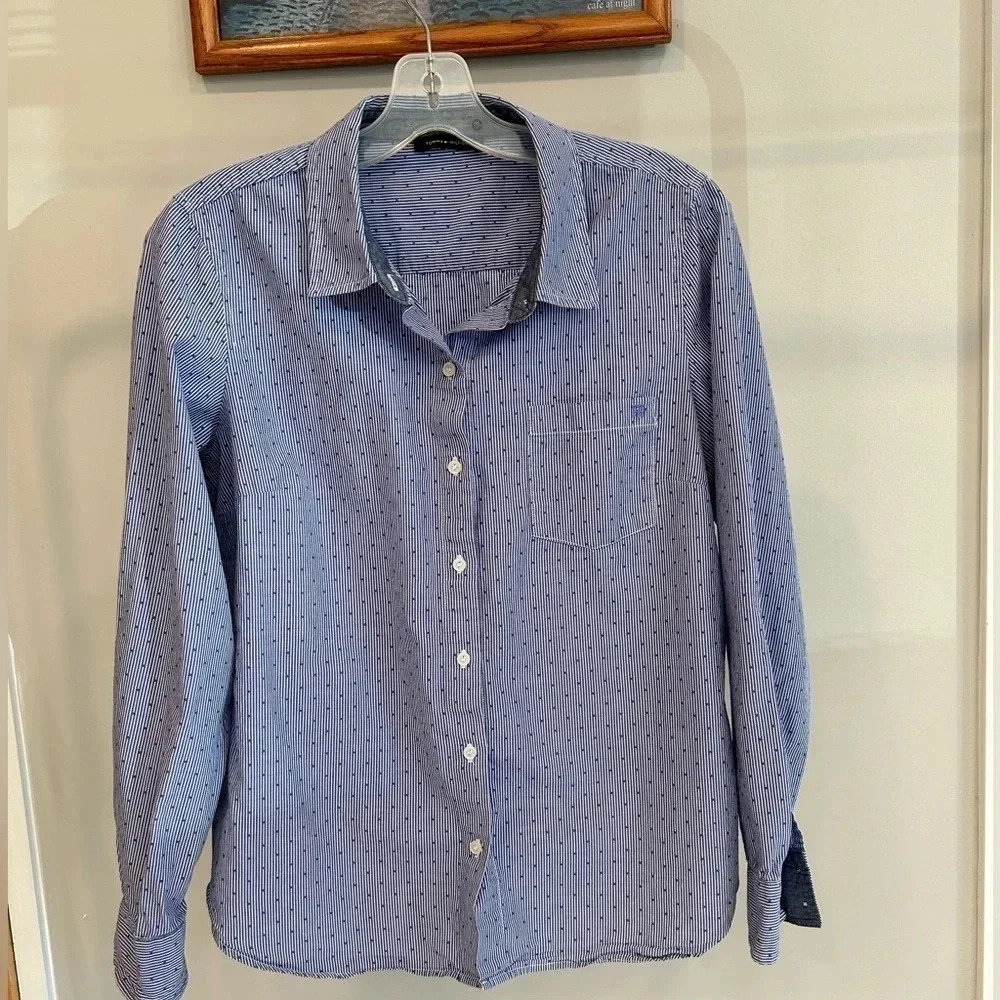 💐Tommy Hilfiger button up blouse  / dress top